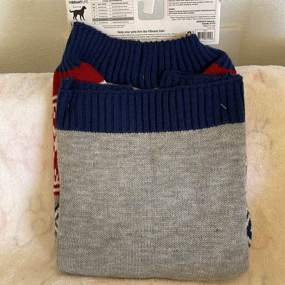 VibrantLife Sweater Sz L Golden Retriever, Labrador, Boxer 20” 50-90LB - Picture 2 of 2